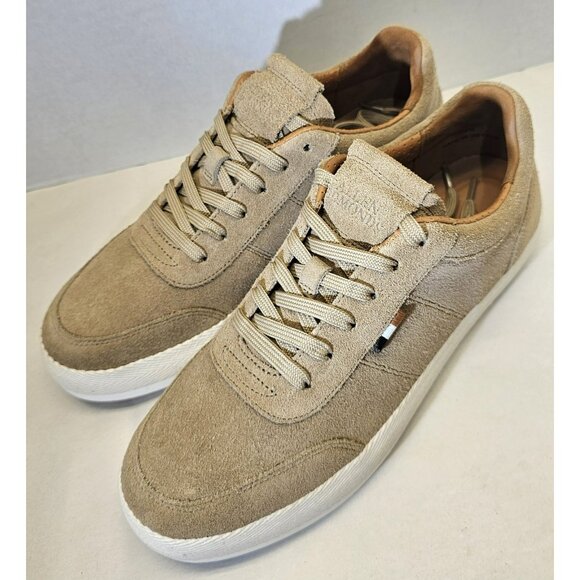 Allen Edmonds Men\'s Bone Beige Suede Holden Beach Comfort Sneaker Size 7D main image 13